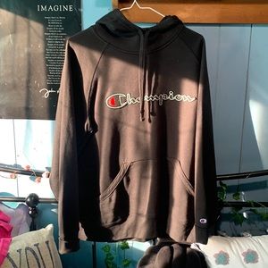 Champion black hoodie